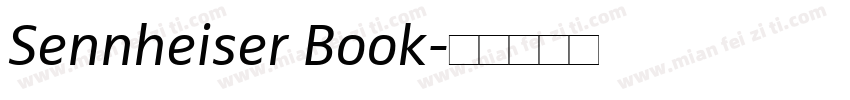 Sennheiser Book字体转换